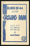 Amache High School Senior Class Play program: "Growing Pains" by Amache High School